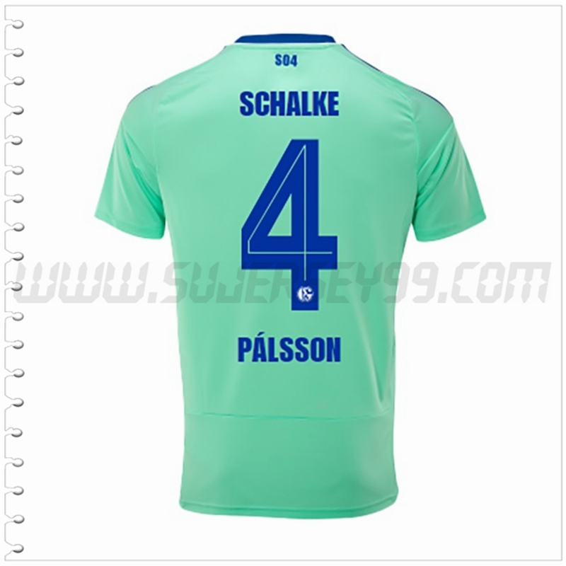 Tercera Camiseta Futbol Schalke 04 PÁLSSON #4 2022 2023