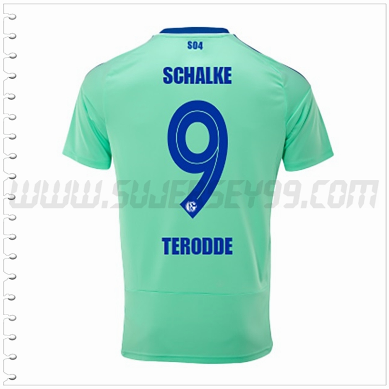 Tercera Camiseta Futbol Schalke 04 TERODDE #9 2022 2023