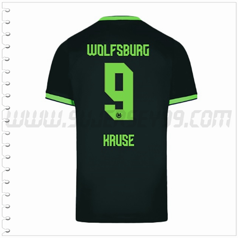 Segunda Camiseta Futbol Vfl Wolfsburg KRUSE #9 2022 2023