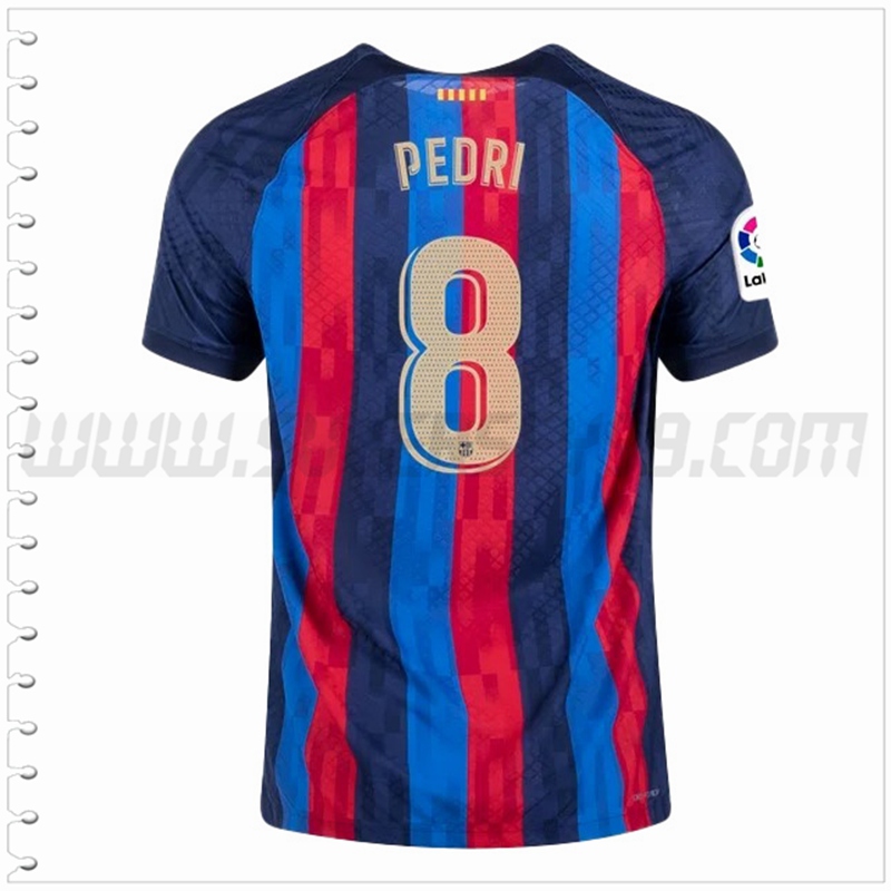 Primera Camiseta Futbol FC Barcelona PEDRI #8 2022 2023