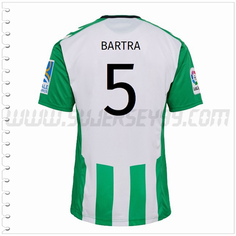 Primera Camiseta Futbol Real Betis BARTRA #5 2022 2023