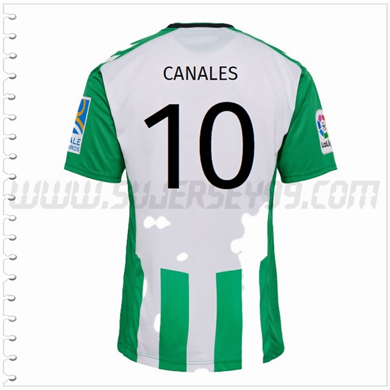 Primera Camiseta Futbol Real Betis CANALES #10 2022 2023