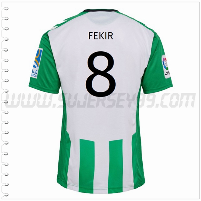 Primera Camiseta Futbol Real Betis FEKIR #8 2022 2023