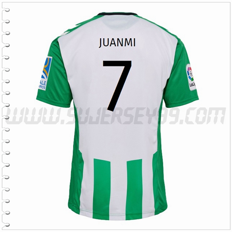 Primera Camiseta Futbol Real Betis JUANMI #7 2022 2023