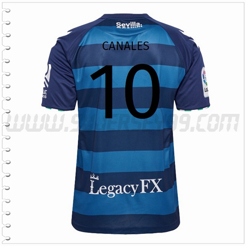 Segunda Camiseta Futbol Real Betis CANALES #10 2022 2023