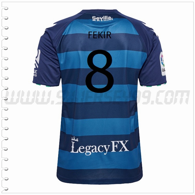 Segunda Camiseta Futbol Real Betis FEKIR #8 2022 2023