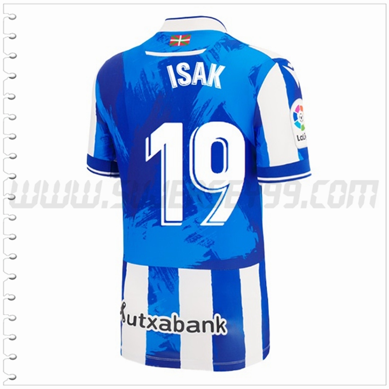 Primera Camiseta Futbol Real Sociedad ISAK #19 2022 2023
