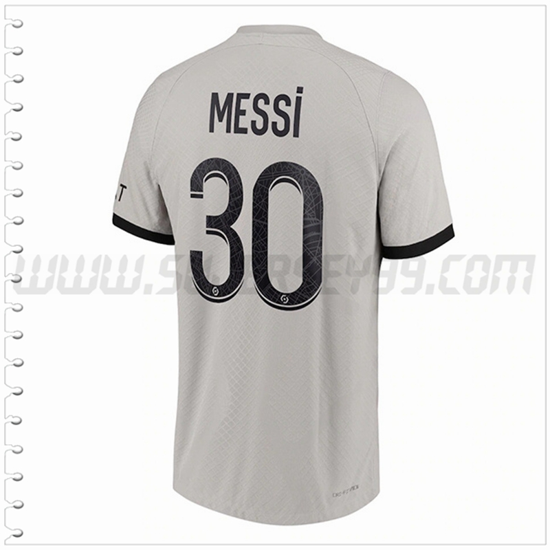 Segunda Camiseta Futbol PSG MESSI #30 2022 2023