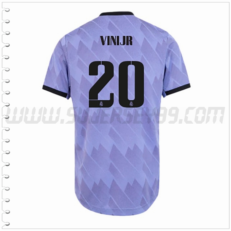 Segunda Camiseta Futbol Real Madrid VINIJR #20 2022 2023