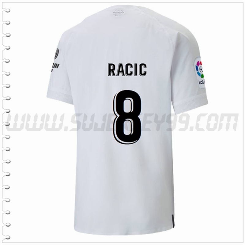 Primera Camiseta Futbol Valencia CF RACIC #8 2022 2023