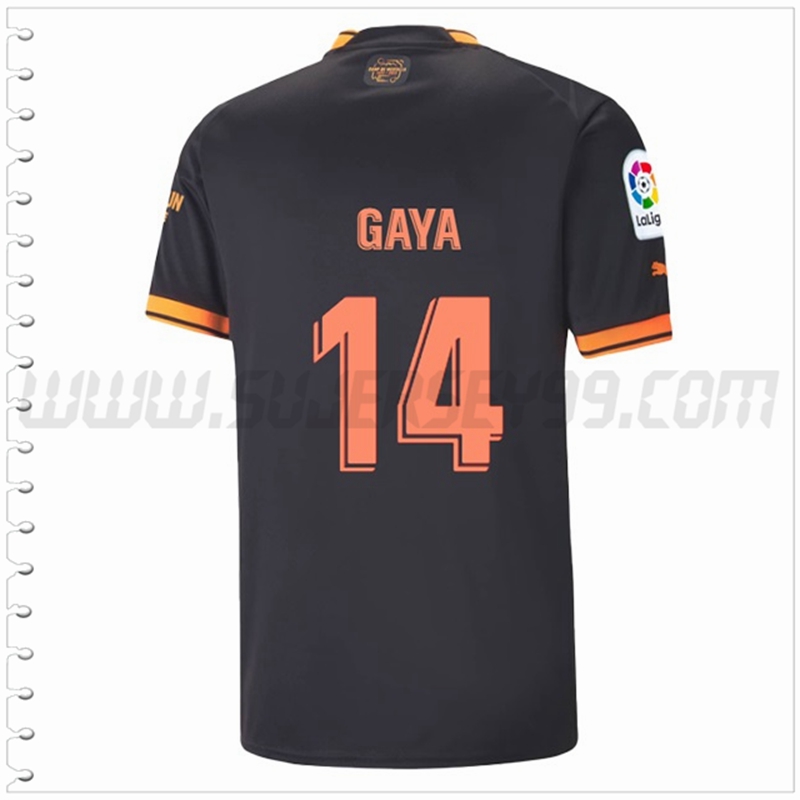 Segunda Camiseta Futbol Valencia CF GAYA #14 2022 2023