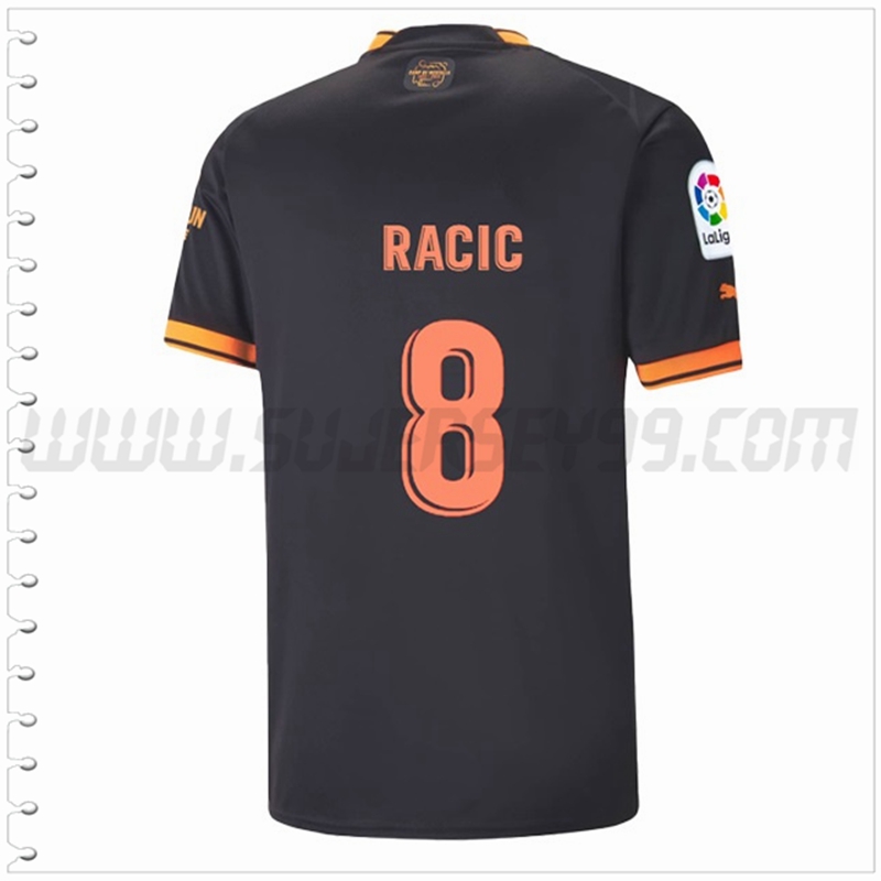 Segunda Camiseta Futbol Valencia CF RACIC #8 2022 2023