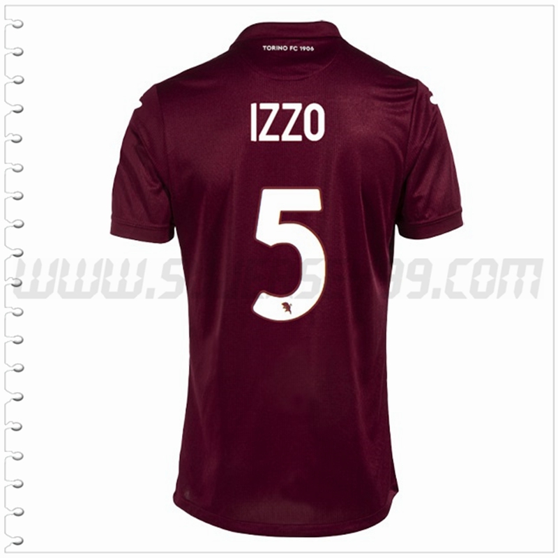 Primera Camiseta Futbol Torino IZZO #5 2022 2023