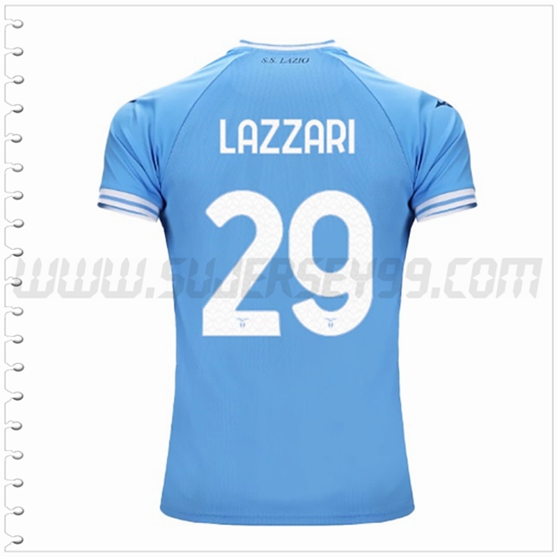 Primera Camiseta Futbol SS Lazio LAZZARI #29 2022 2023