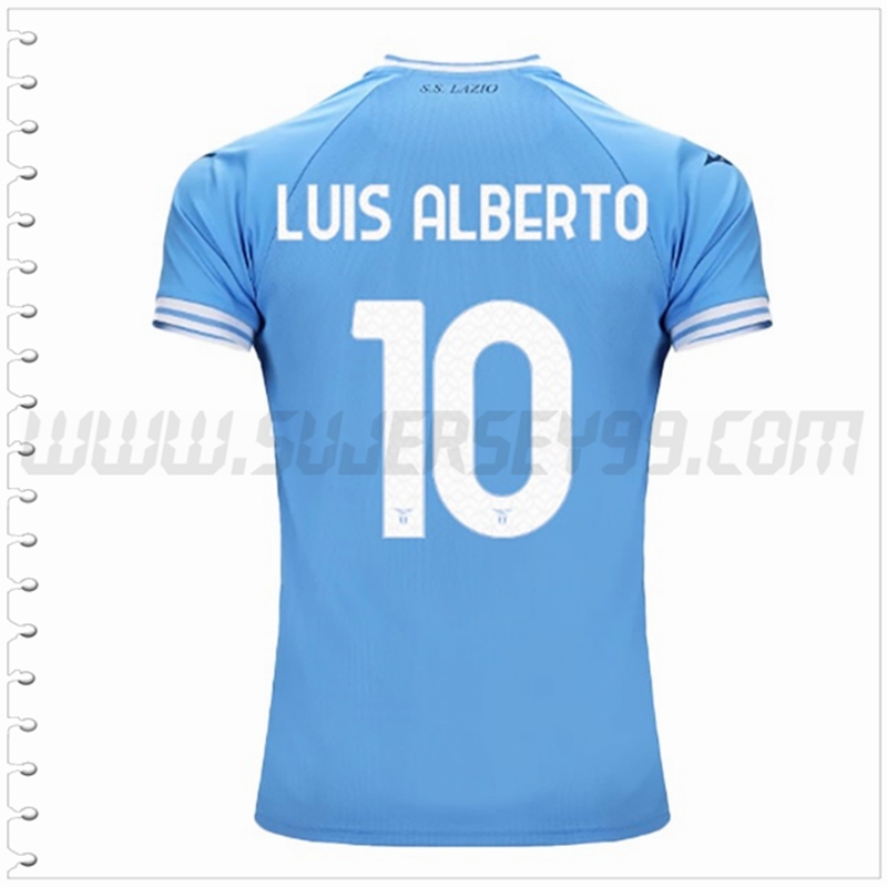 Primera Camiseta Futbol SS Lazio LUIS ALBERTO #10 2022 2023