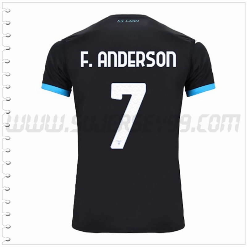 Segunda Camiseta Futbol SS Lazio F.ANDERSON #7 2022 2023