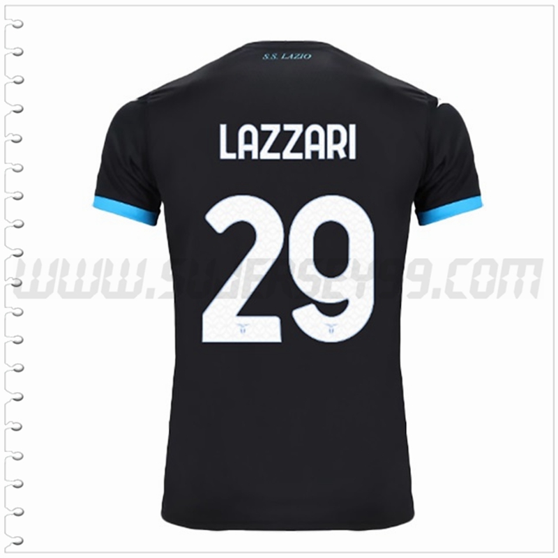 Segunda Camiseta Futbol SS Lazio LAZZARI #29 2022 2023