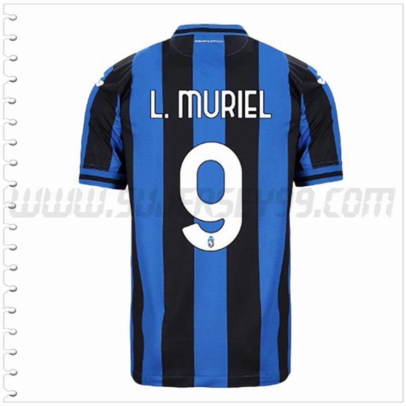 Primera Camiseta Futbol Atalanta L.MURIEL #9 2022 2023