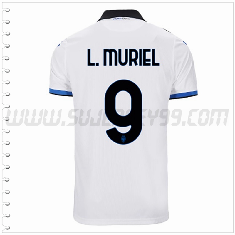 Segunda Camiseta Futbol Atalanta L.MURIEL #9 2022 2023