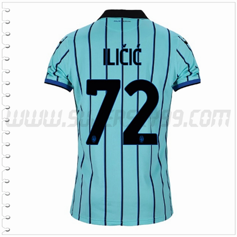 Tercera Camiseta Futbol Atalanta ILIČIĆ #72 2022 2023