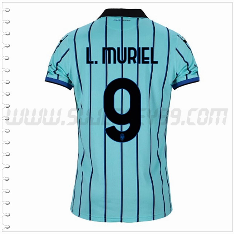 Tercera Camiseta Futbol Atalanta L.MURIEL #9 2022 2023