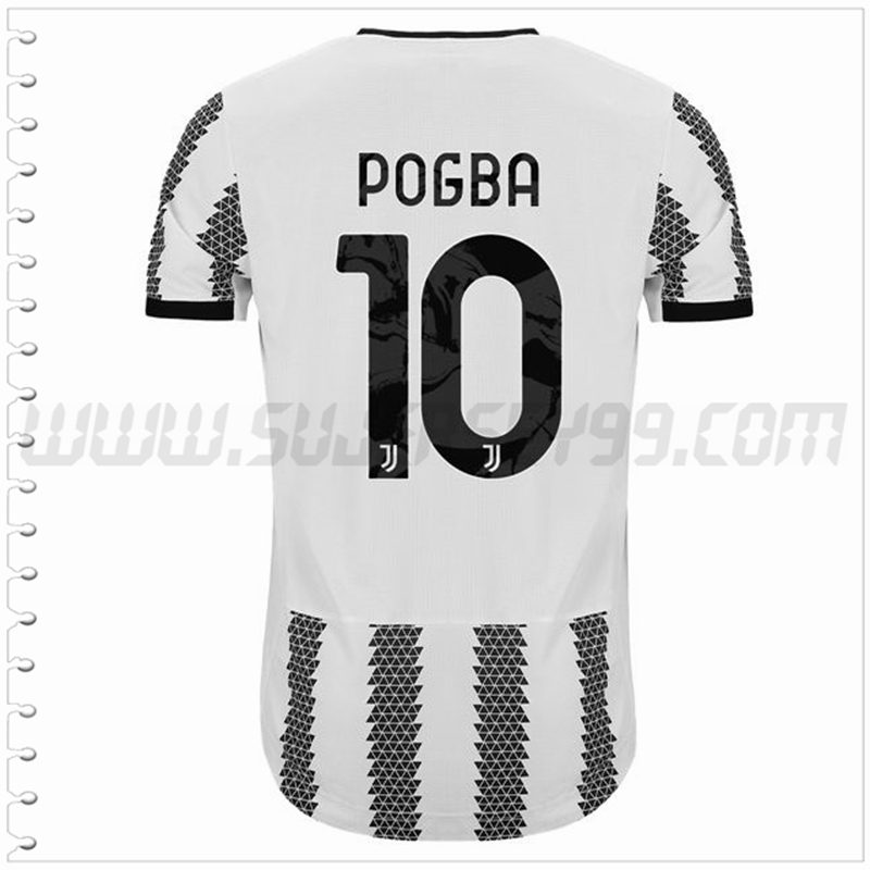 Primera Camiseta Futbol Juventus POGBA #10 2022 2023