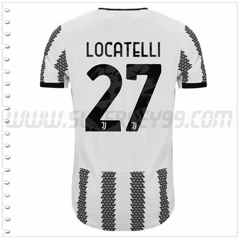 Primera Camiseta Futbol Juventus LOCATELLI #27 2022 2023