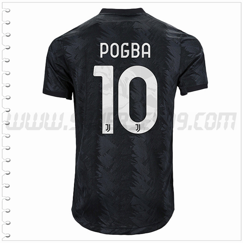 Segunda Camiseta Futbol Juventus POGBA #10 2022 2023