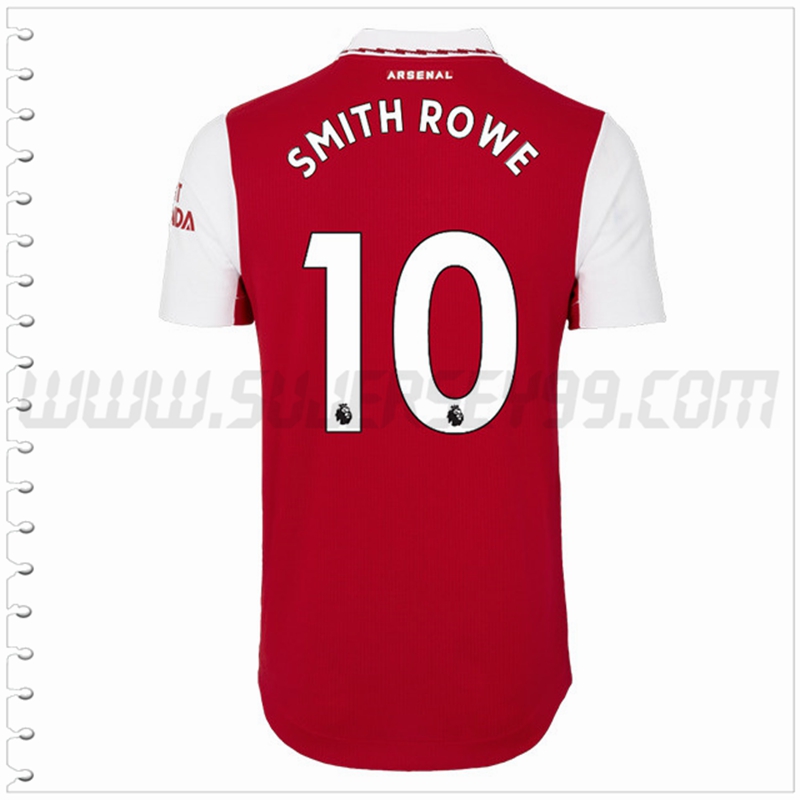 Primera Camiseta Futbol Arsenal SMITH ROWE #10 2022 2023