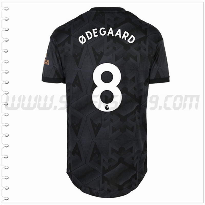 Segunda Camiseta Futbol Arsenal ODEGAARD #8 2022 2023