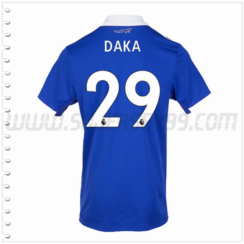 Primera Camiseta Futbol Leicester City DAKA #29 2022 2023