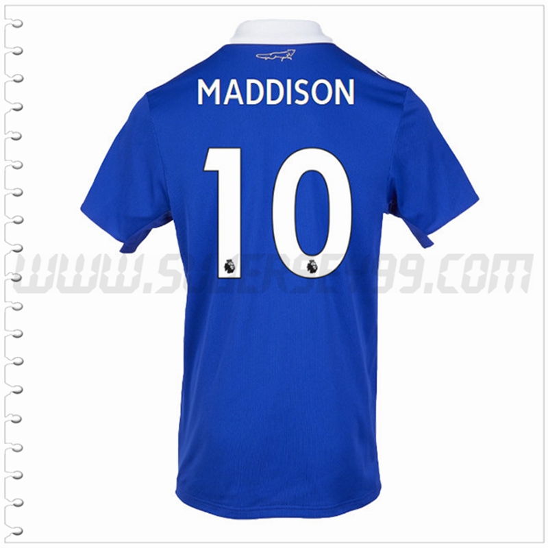 Primera Camiseta Futbol Leicester City MADDISON #10 2022 2023