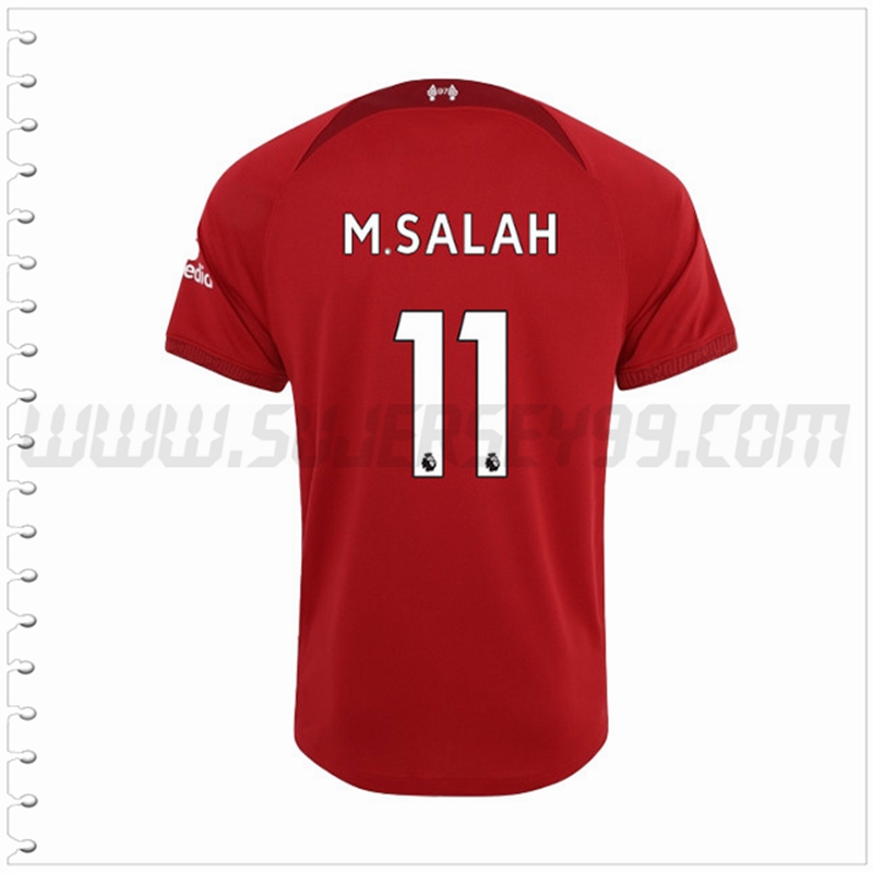 Primera Camiseta Futbol FC Liverpool M.SALAH #11 2022 2023