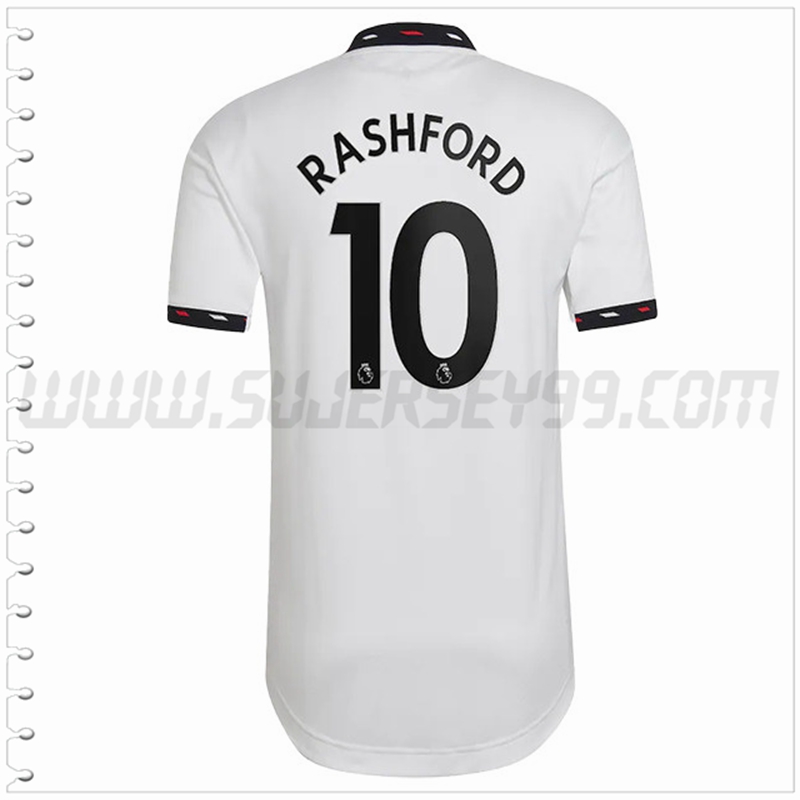 Segunda Camiseta Futbol Manchester United RASHFORD #10 2022 2023