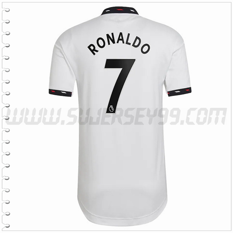 Segunda Camiseta Futbol Manchester United RONALDO #7 2022 2023