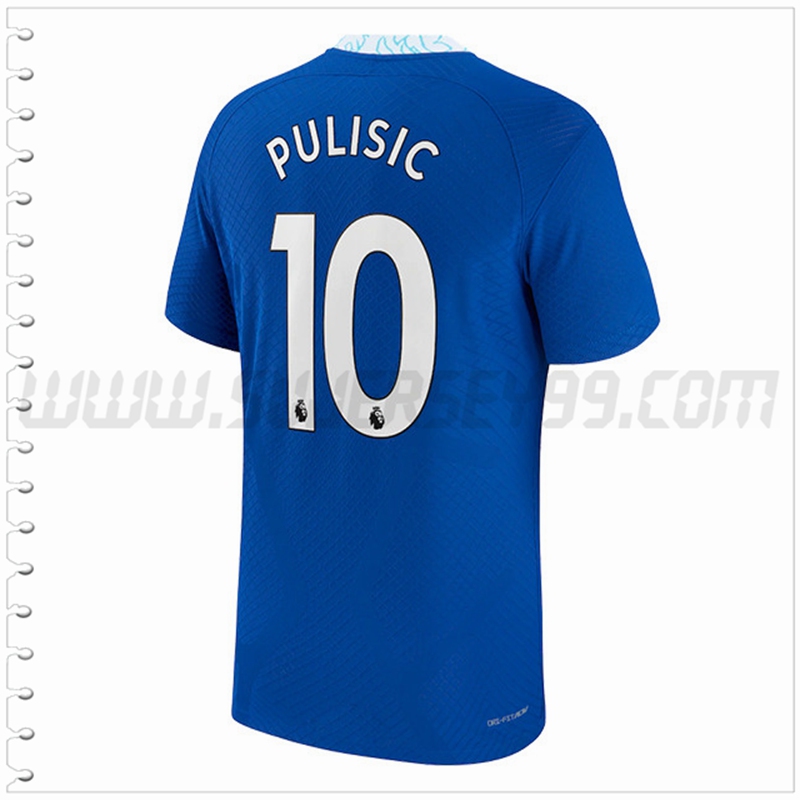 Primera Camiseta Futbol FC Chelsea PULISIC #10 2022 2023