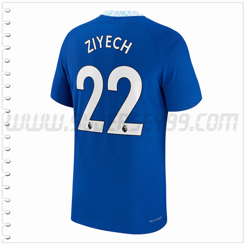 Primera Camiseta Futbol FC Chelsea ZIYECH #22 2022 2023