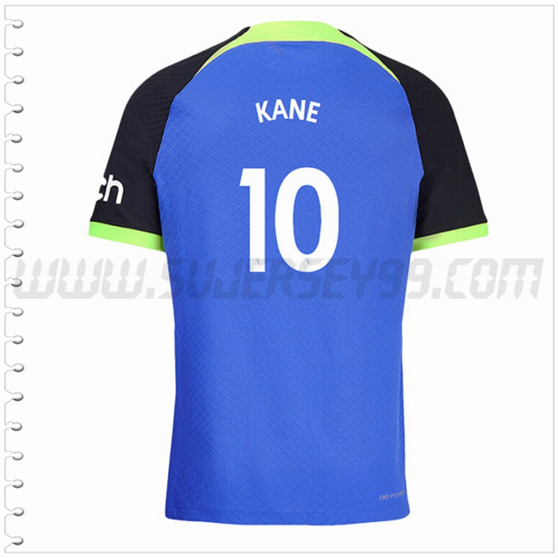 Segunda Camiseta Futbol Tottenham Hotspurs KANE #10 2022 2023