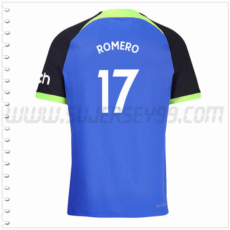 Segunda Camiseta Futbol Tottenham Hotspurs ROMERO #17 2022 2023