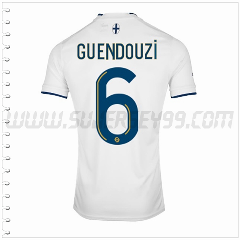 Primera Camiseta Futbol Marsella OM GUENDOUZI #6 2022 2023