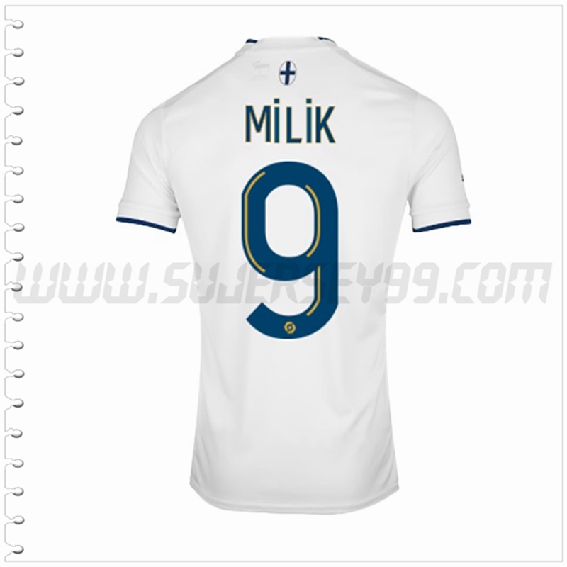 Primera Camiseta Futbol Marsella OM MILIK #9 2022 2023