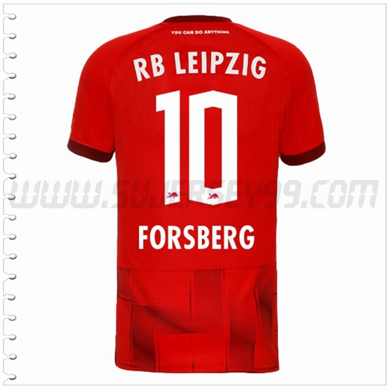 Segunda Camiseta Futbol RB Leipzig FORSBERG #10 2022 2023