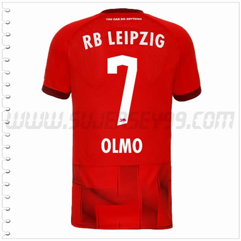 Segunda Camiseta Futbol RB Leipzig OLMO #7 2022 2023