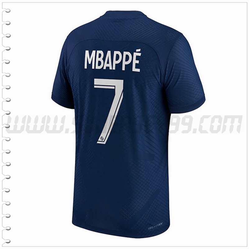 Primera Camiseta Futbol PSG MBAPPÉ #7 2022 2023