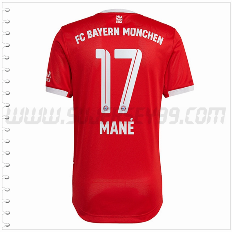 Primera Camiseta Futbol Bayern Munich MANÉ #17 2022 2023