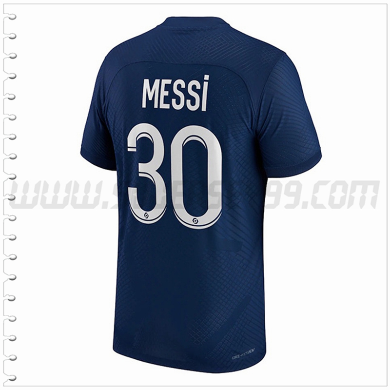 Primera Camiseta Futbol PSG MESSI #30 2022 2023