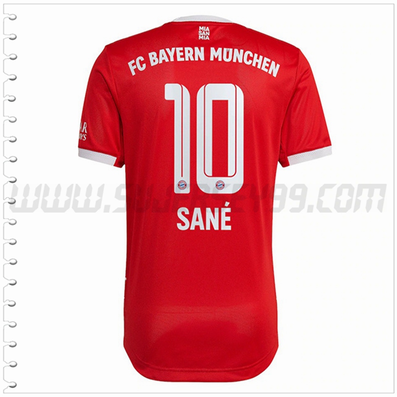 Primera Camiseta Futbol Bayern Munich SANÉ #10 2022 2023