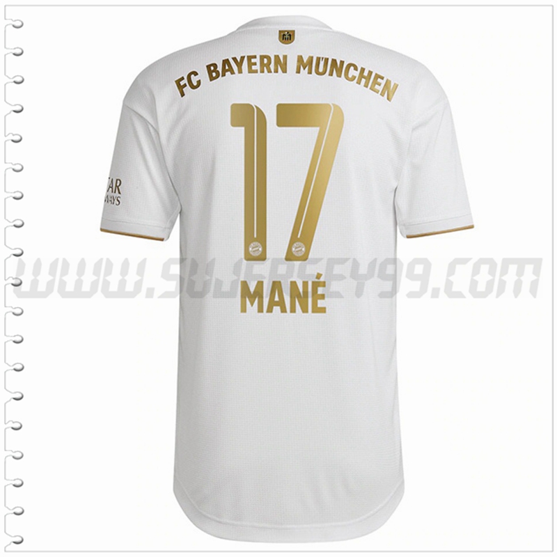 Segunda Camiseta Futbol Bayern Munich MANÉ #17 2022 2023