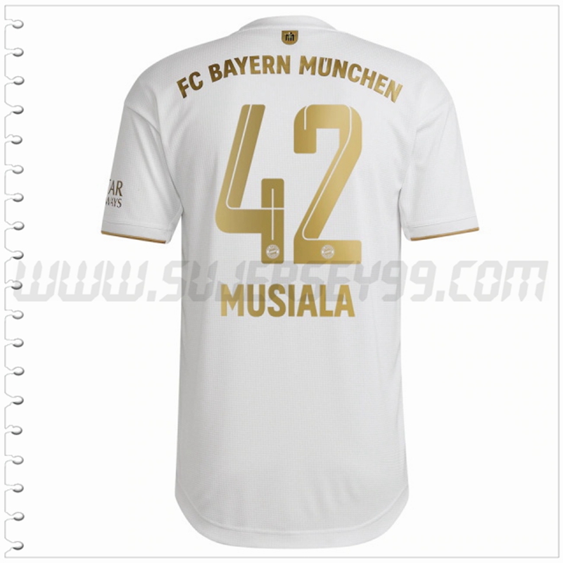 Segunda Camiseta Futbol Bayern Munich MUSIALA #42 2022 2023