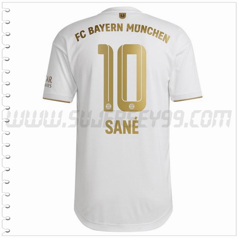 Segunda Camiseta Futbol Bayern Munich SANÉ #10 2022 2023